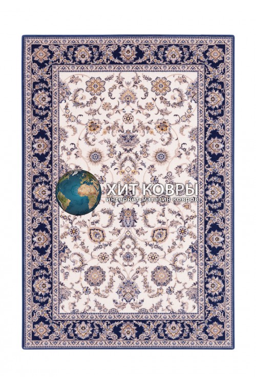 Польский ковер Isfahan Anafi Голубой